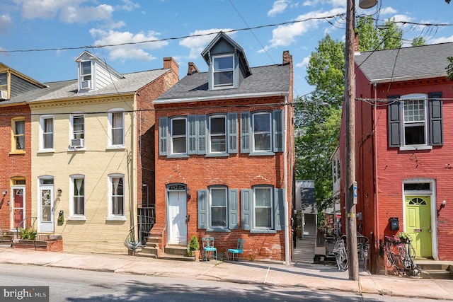 442 Poplar St, Lancaster, PA 17603 - multi unit property featuring entry steps, brick siding, and cooling unit