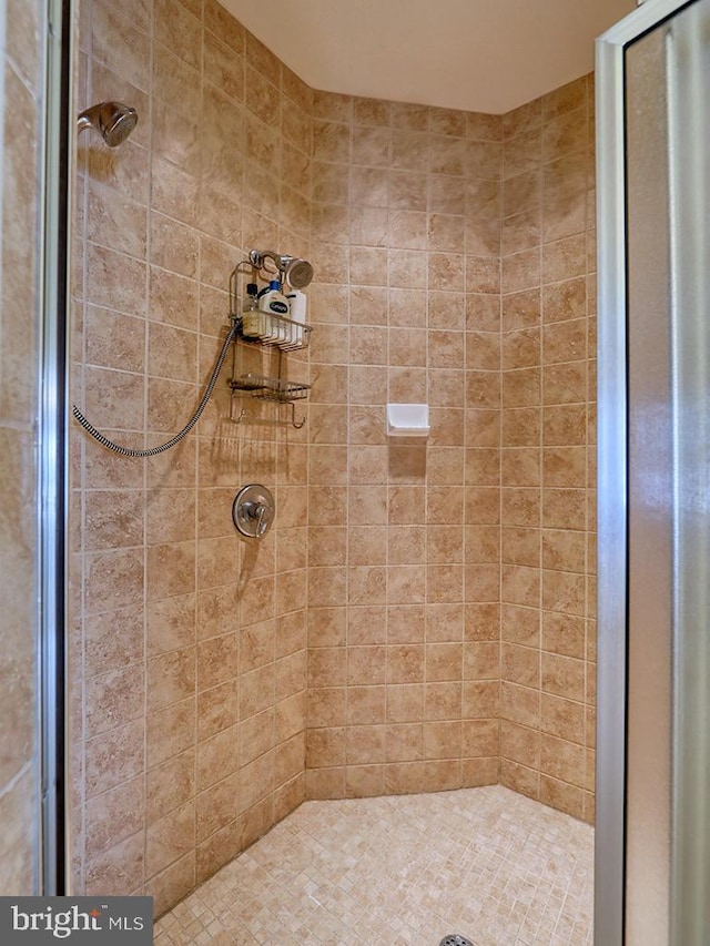 full bath featuring a shower stall