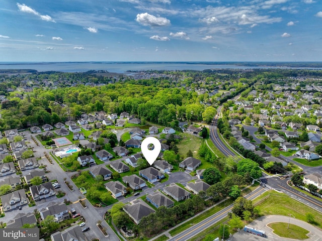 bird's eye view featuring a residential view