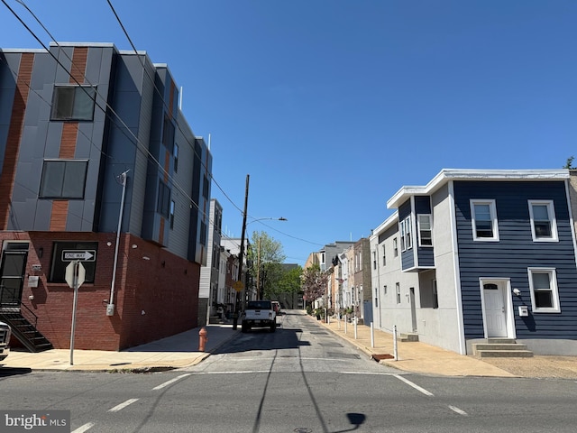 2302 E Albert St, Philadelphia, PA 19125 - view of street with traffic signs, curbs, sidewalks, and a residential view