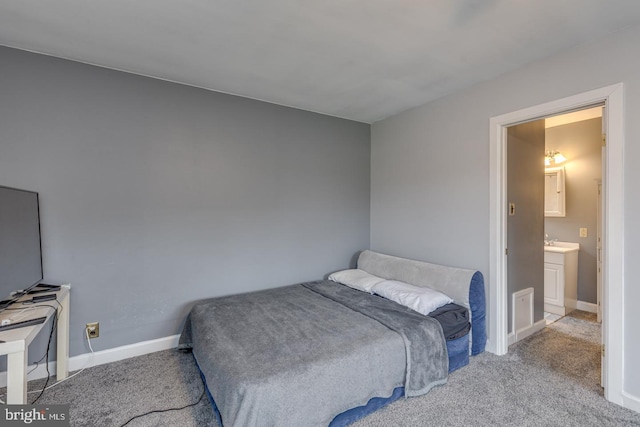 33 Miracle Dr, Williamstown, NJ 08094 - bedroom featuring carpet, baseboards, and a sink