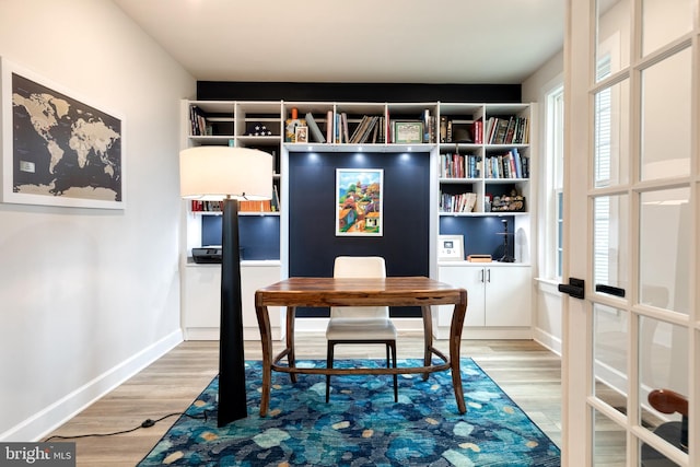 7679 Cross Creek Dr, Columbia, MD 21044 - office with wood finished floors and baseboards