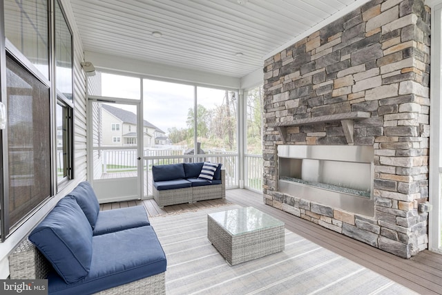 7679 Cross Creek Dr, Columbia, MD 21044 - living room featuring hardwood / wood-style flooring