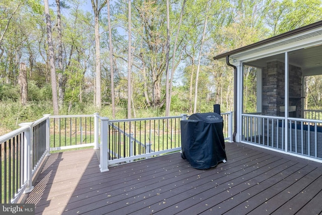 7679 Cross Creek Dr, Columbia, MD 21044 - view of wooden terrace