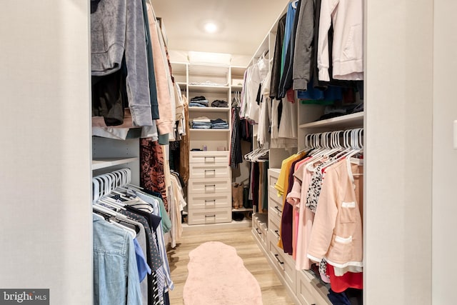 7679 Cross Creek Dr, Columbia, MD 21044 - spacious closet with light wood finished floors