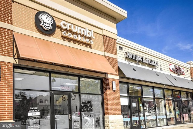 view of commercial property