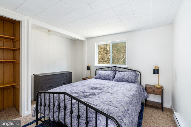 1125 Nancy Jack Rd, Gerrardstown, WV 25420 - carpeted bedroom featuring baseboard heating
