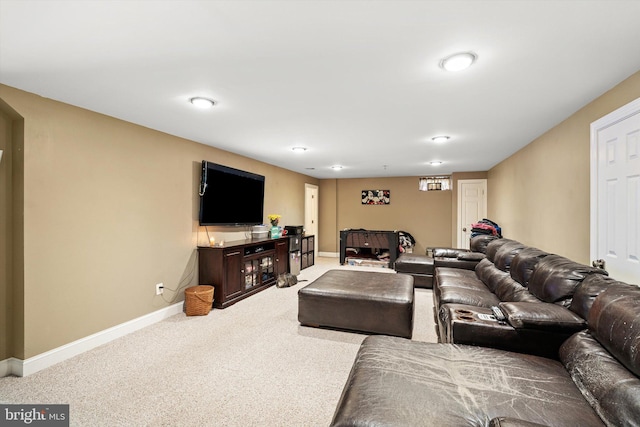 21 Jimarie Ct, Hamilton, NJ 08620 - living room featuring carpet floors and baseboards