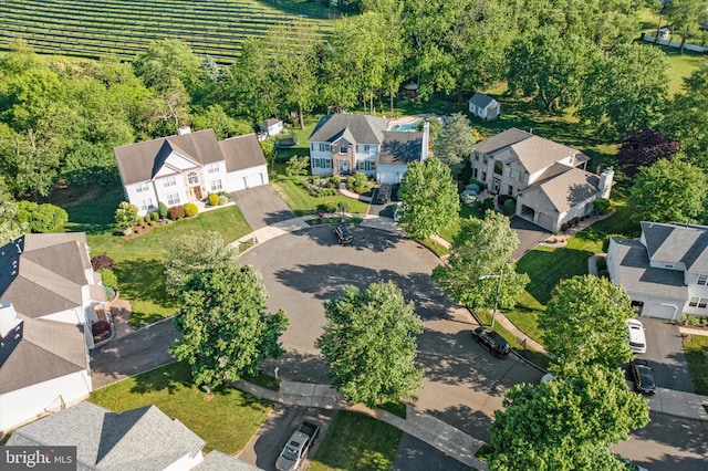 21 Jimarie Ct, Hamilton, NJ 08620 - aerial view of property and surrounding area featuring nearby suburban area