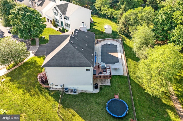 21 Jimarie Ct, Hamilton, NJ 08620 - view from above of property