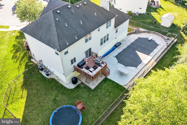 21 Jimarie Ct, Hamilton, NJ 08620 - aerial view of property and surrounding area