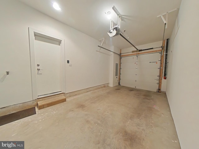 117 Quarry St Unit 9, Philadelphia, PA 19106 - garage with electric panel and a garage door opener