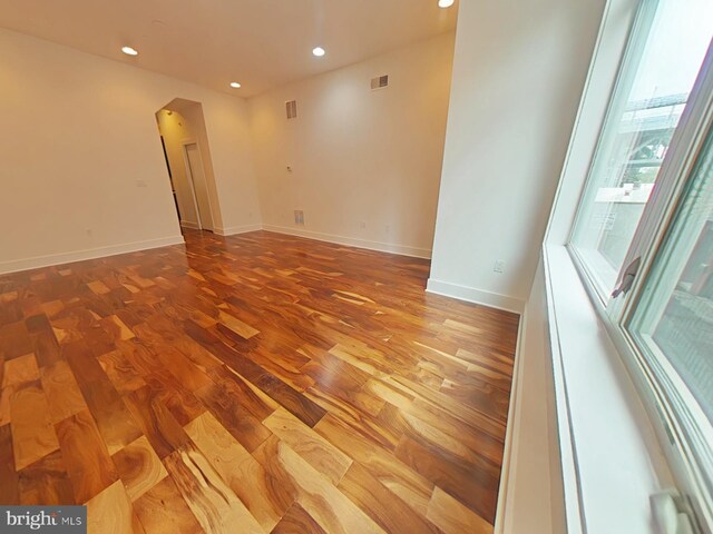 117 Quarry St Unit 9, Philadelphia, PA 19106 - unfurnished room with recessed lighting, wood finished floors, and baseboards
