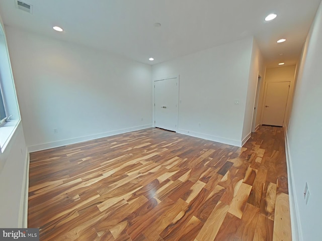 117 Quarry St Unit 9, Philadelphia, PA 19106 - empty room with recessed lighting, wood finished floors, and baseboards