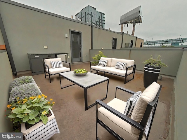 117 Quarry St Unit 9, Philadelphia, PA 19106 - view of patio / terrace with outdoor lounge area