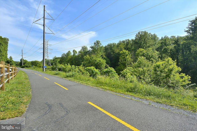 view of asphalt street
