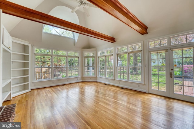2305 Macdonough Rd, Wilmington, DE 19805 - unfurnished sunroom with french doors