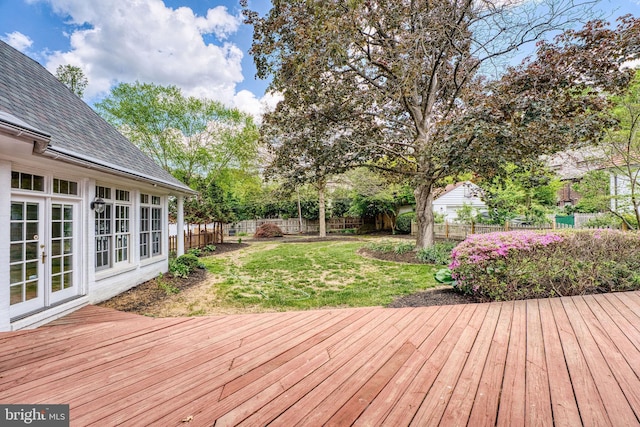 2305 Macdonough Rd, Wilmington, DE 19805 - deck featuring french doors