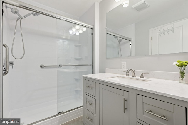 607 Jays Ln, Pottstown, PA 19464 - bathroom with a stall shower and vanity