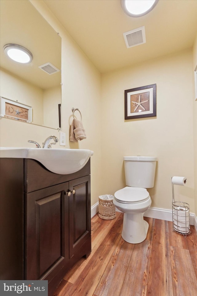 607 Jays Ln, Pottstown, PA 19464 - bathroom featuring vanity and wood finished floors