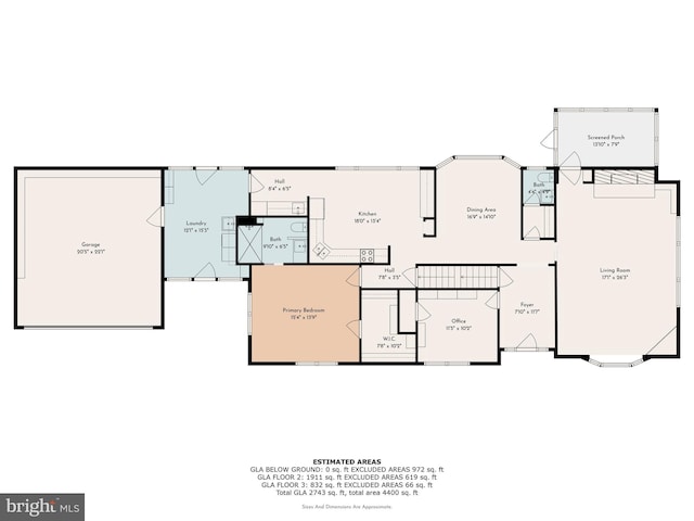 343 Michigan Ave, Swarthmore, PA 19081 - view of floor plan / room layout