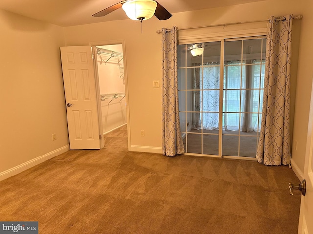 1341 Thornwood Dr, Mount Laurel, NJ 08054 - unfurnished room featuring carpet floors, baseboards, and a ceiling fan