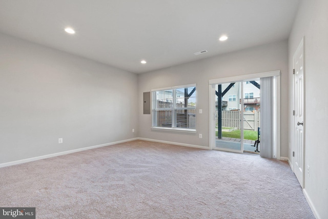 105 Poinsettia Way, Stephenson, VA 22656 - spare room with light colored carpet, recessed lighting, and baseboards