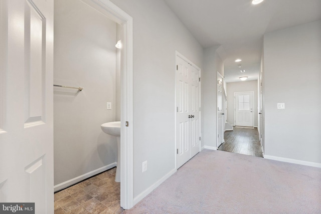 105 Poinsettia Way, Stephenson, VA 22656 - bathroom with baseboards and recessed lighting