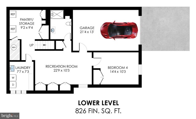 5018 36th St N, Arlington, VA 22207 - floor plan / room layout