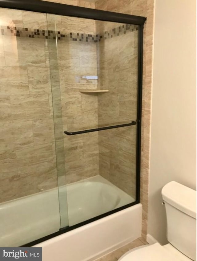 214 Leeward Ave, Beach Haven, NJ 08008 - full bath with toilet and bath / shower combo with glass door