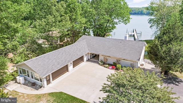 2031 Indian Cir, Saint Leonard, MD 20685 - aerial view featuring a water view
