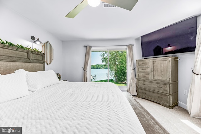 2031 Indian Cir, Saint Leonard, MD 20685 - bedroom with visible vents and ceiling fan