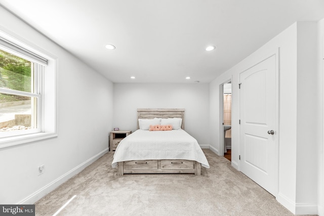 2031 Indian Cir, Saint Leonard, MD 20685 - bedroom with baseboards, recessed lighting, and carpet floors