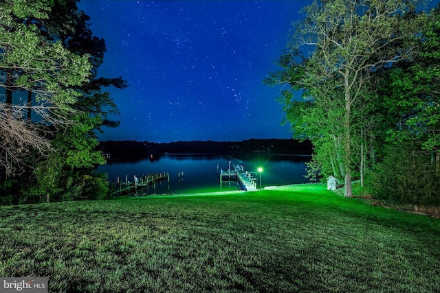 2031 Indian Cir, Saint Leonard, MD 20685 - exterior space with a dock