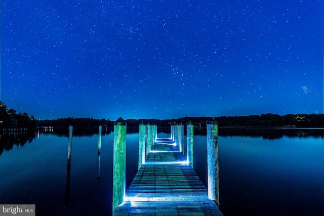 2031 Indian Cir, Saint Leonard, MD 20685 - view of dock featuring a water view