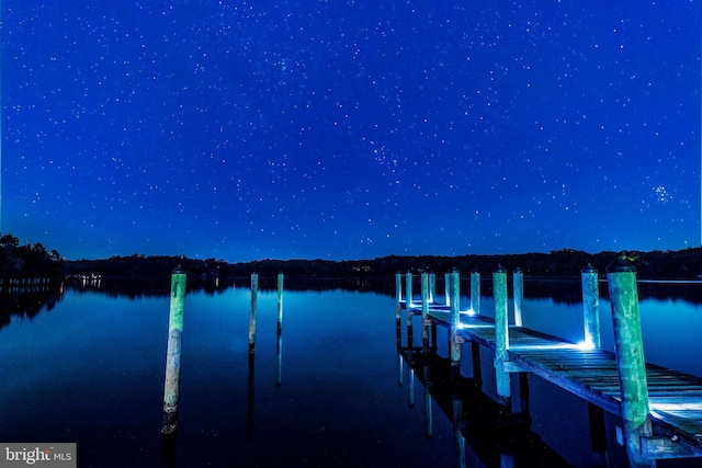 2031 Indian Cir, Saint Leonard, MD 20685 - dock area featuring a water view