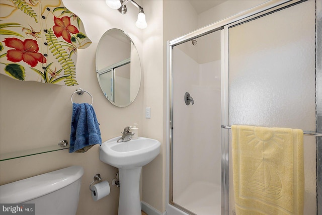 22 Flounder Ln, Ocean City, MD 21842 - bathroom with a stall shower and toilet