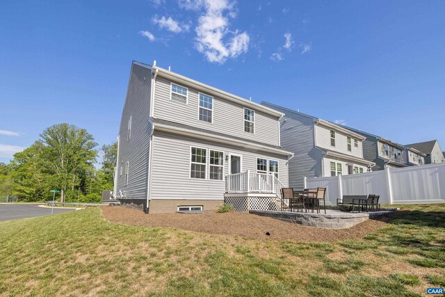 4286 Sunset Dr, Charlottesville, VA 22911 - back of property featuring a patio