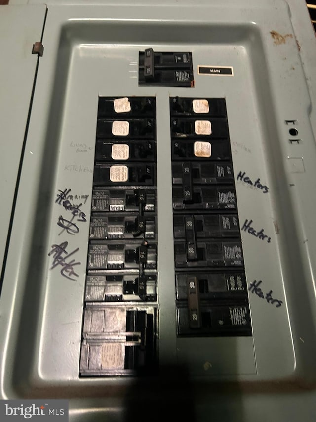 utility room featuring electric panel