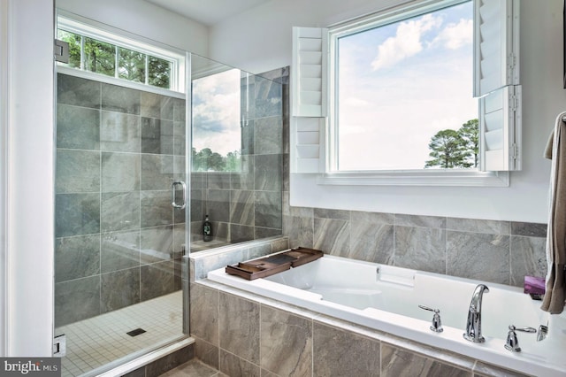 23336 Horse Island Rd, Lewes, DE 19958 - bathroom featuring a shower stall and a bath