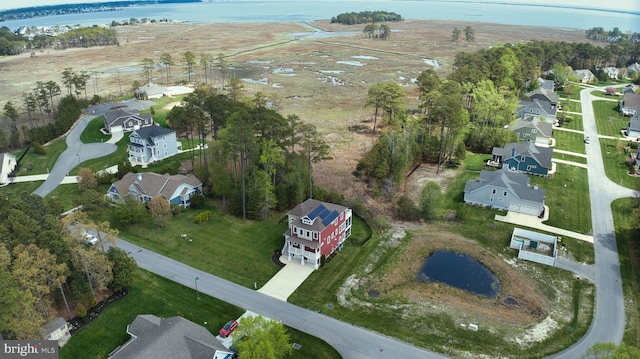 23336 Horse Island Rd, Lewes, DE 19958 - drone / aerial view with a water view and a residential view