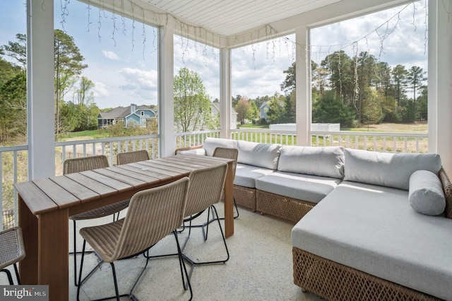 23336 Horse Island Rd, Lewes, DE 19958 - sunroom / solarium with outdoor lounge area