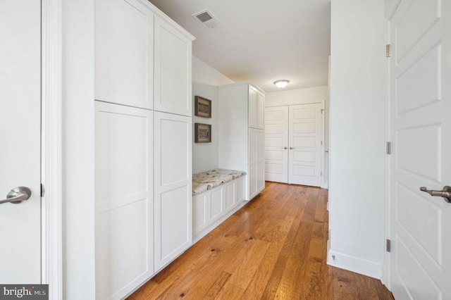 23336 Horse Island Rd, Lewes, DE 19958 - hall with light wood-style flooring and visible vents