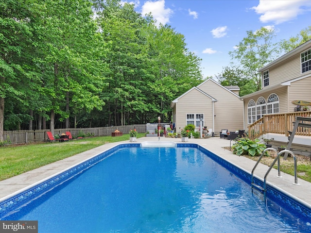 33759 Bay Ridge Ln, Lewes, DE 19958 - view of pool featuring a patio area and a deck