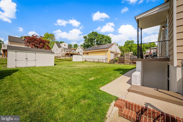 1233 Kendrick Rd, Rosedale, MD 21237 - view of yard featuring a shed and an outbuilding