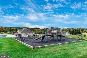 416 Hartford Sq Unit 41, West Chester, PA 19380 - community jungle gym featuring a lawn