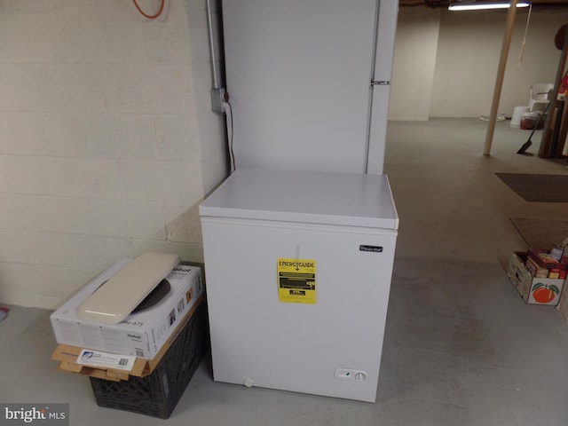 view of utility room