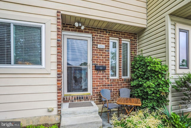 1211 Hesselius Ct, Annapolis, MD 21403 - view of exterior entry with brick siding
