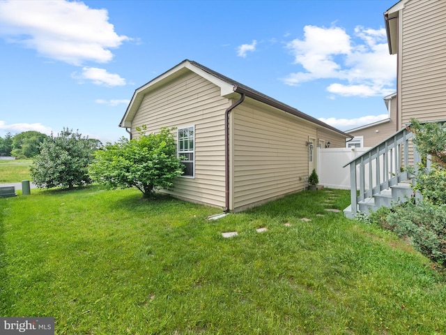 206 Village Center Blvd, Milton, DE 19968 - view of side of property featuring a yard