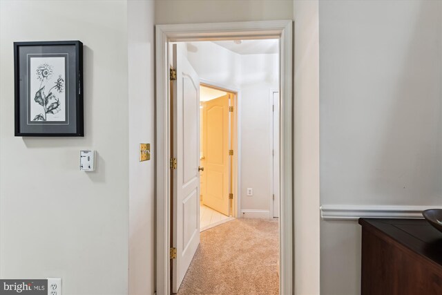 6000 Same Voyage Way Unit 307, Clarksville, MD 21029 - hallway with carpet floors and baseboards